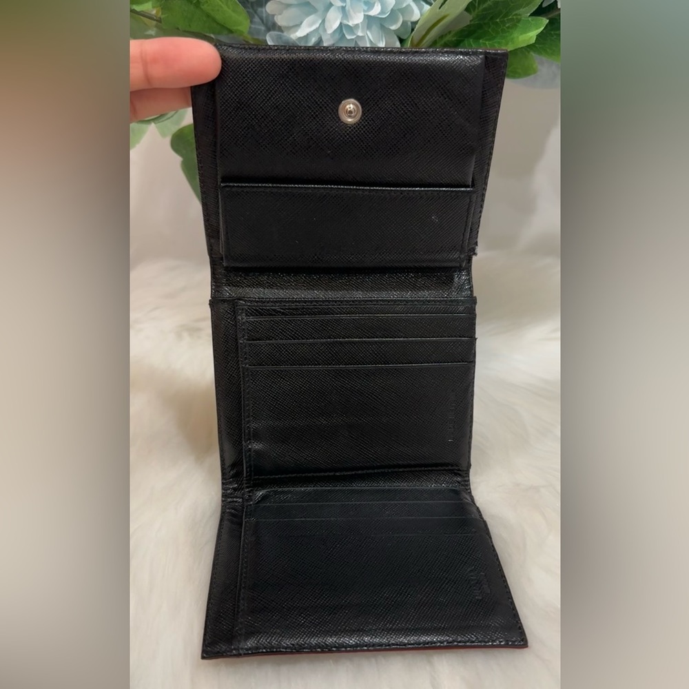 PRADA Nylon Trifold Wallet Only - Picture 3 of 16